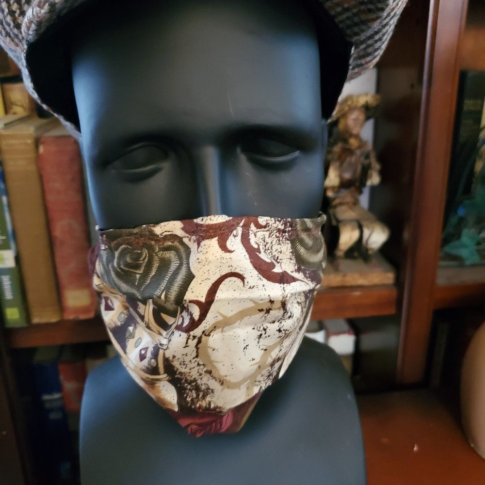 Skulduggery Face Mask with Filters Skull#4